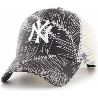 47 Brand New York Yankees MLB MVP Palma Black Trucker Hat