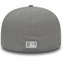 new-era-flat-brim-white-logo9fifty-essential-new-york-yankees-mlb-grey-fitted-cap