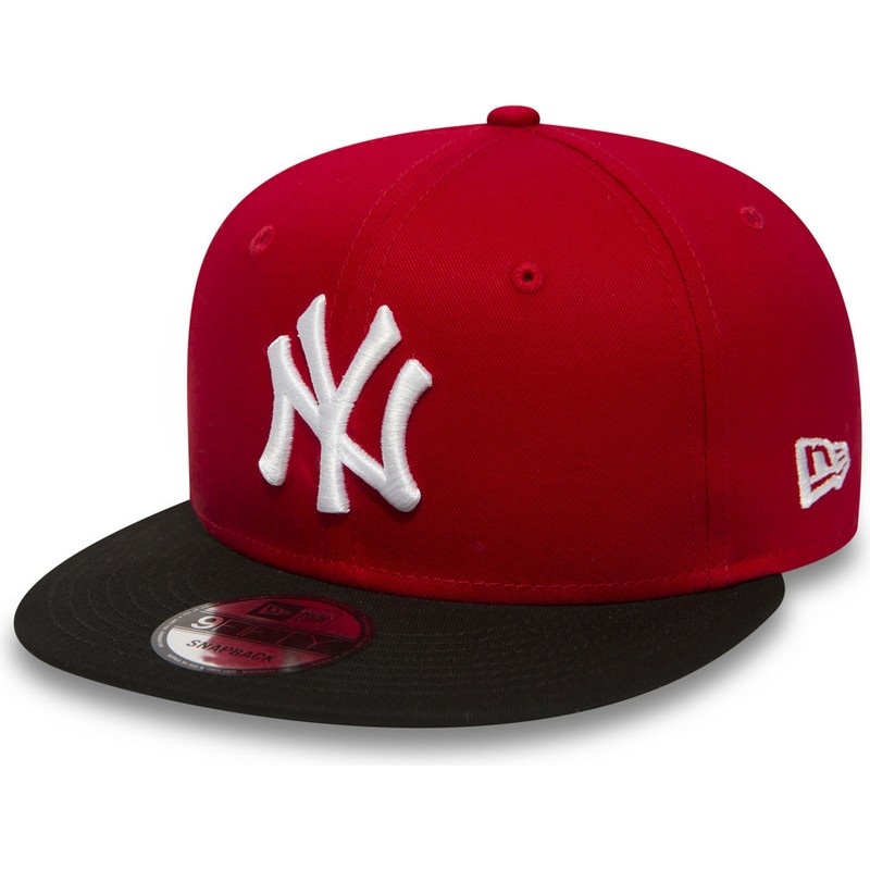 new-era-flat-brim-9fifty-cotton-block-new-york-yankees-mlb-red-snapback-cap