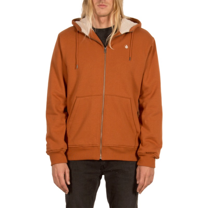volcom-copper-single-stone-brown-zip-through-hoodie-sweatshirt