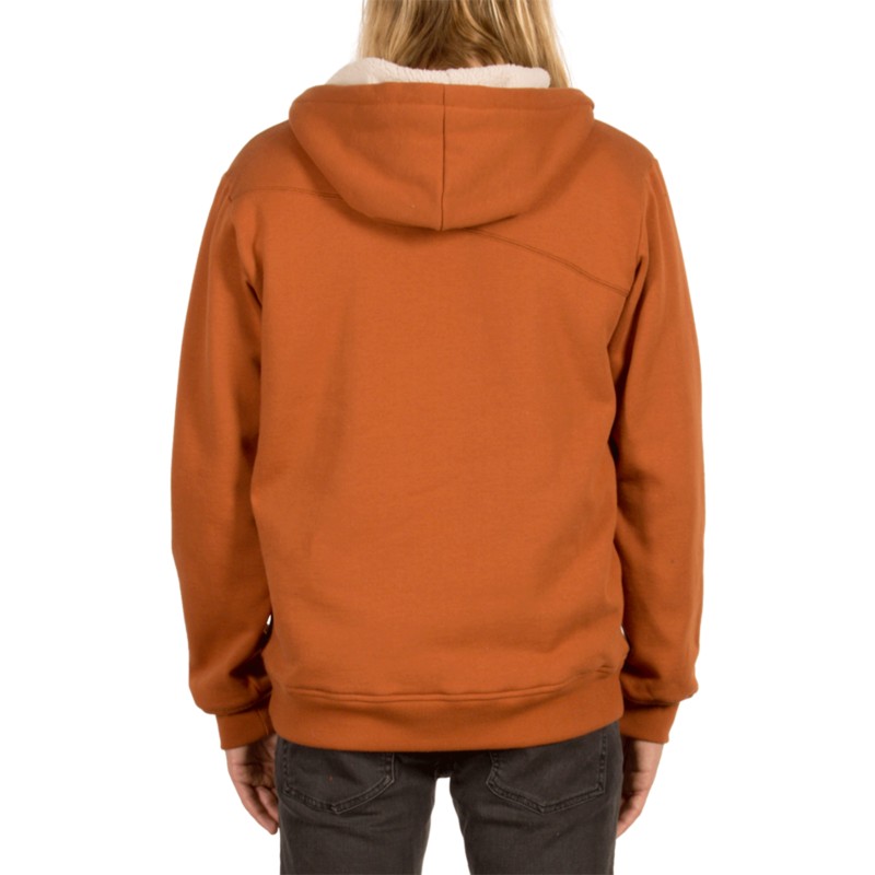 volcom-copper-single-stone-brown-zip-through-hoodie-sweatshirt