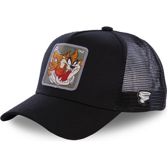 Capslab Tasmanian Devil TAZ3 Looney Tunes Black Trucker Hat