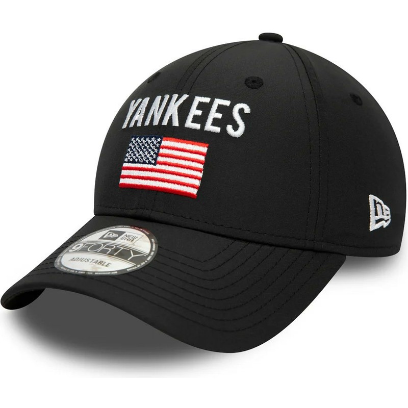 new-era-curved-brim-9forty-team-flag-new-york-yankees-mlb-black-adjustable-cap