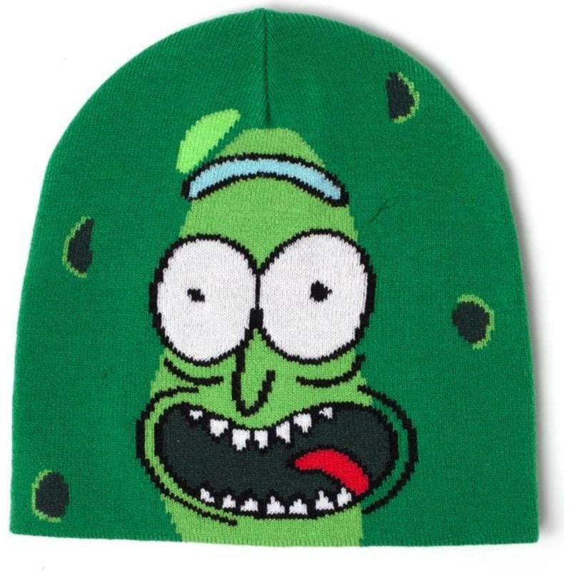difuzed-pickle-rick-rick-and-morty-green-beanie