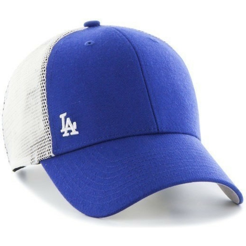 47-brand-small-logo-mlb-los-angeles-dodgers-blue-trucker-hat